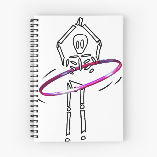 Item preview, #024 Skeleton Hula-Hooping designed and sold by Jasmine Froley.