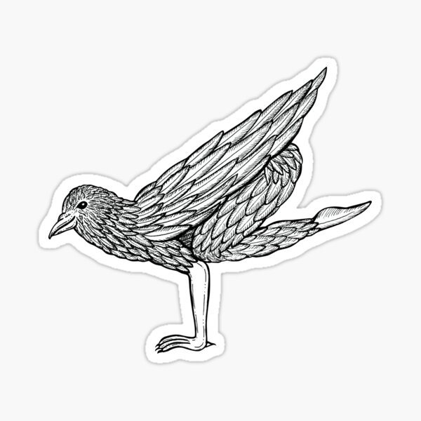Crow Pose / Bakasana Sticker