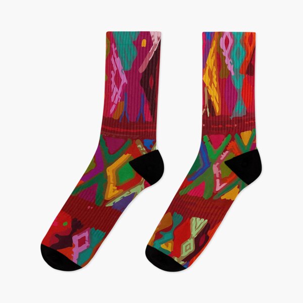 Item preview, Colorful rhombus maximalist embroidery dopamine decor boho chic designed and sold by T-Mex.