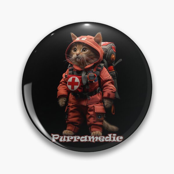 Item preview, Purramedic (Cat Paramedic) designed and sold by Psyberspace.