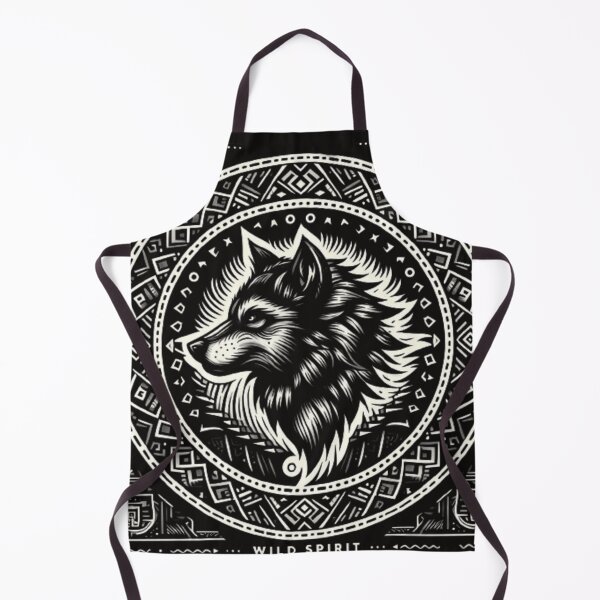Item preview, Wild Spirit: Intricate Wolf Head designed and sold by March12  Moonbeam.