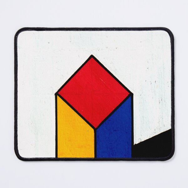 Item preview, Mondrian Inspired Diamond Pillar Geometric Abstract Acrylic Painting designed and sold by abstractartalex.