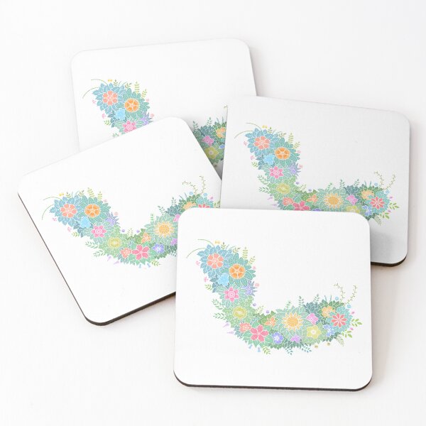 Item preview, Floral Letter "ㄴ"  WeArePrettierThanFlowers designed and sold by birthflower.
