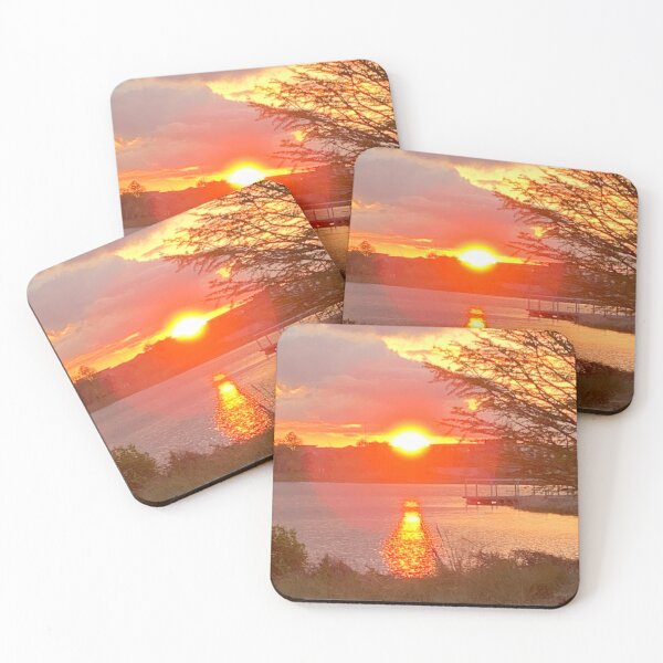 Item preview, Sunset mirrored on the lake designed and sold by Nature Photography by Wendi Gordon.