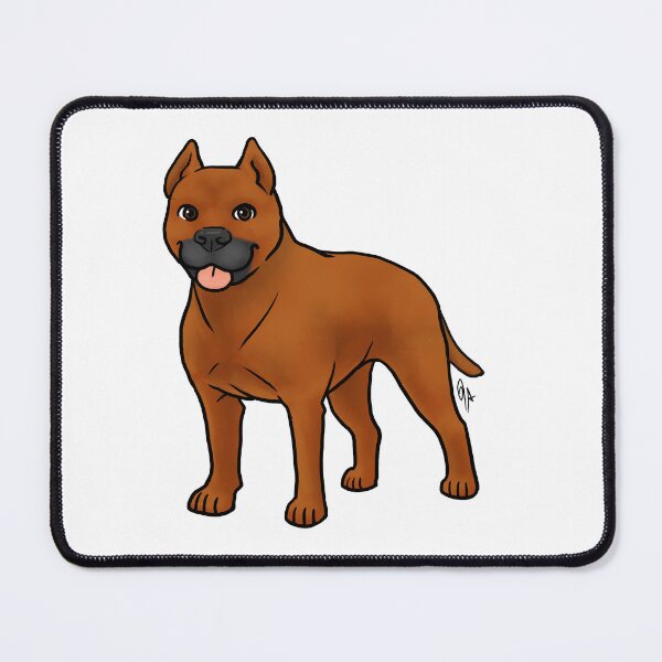 Item preview, American Staffordshire Terrier - Cropped Red designed and sold by Jennifer Stolzer.
