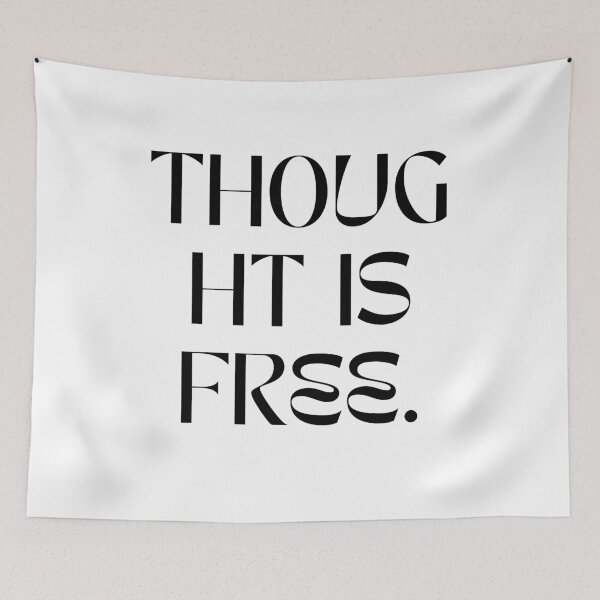 Item preview, Thought is free designed and sold by Diamanths.