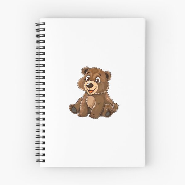 Item preview, Colourful Cartoon Sticker of a Brown Bear designed and sold by Sticker1Central.