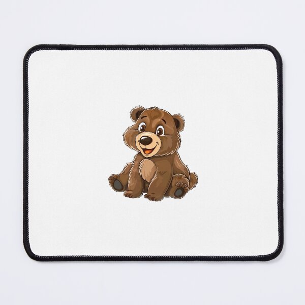 Item preview, Colourful Cartoon Sticker of a Brown Bear designed and sold by Sticker1Central.