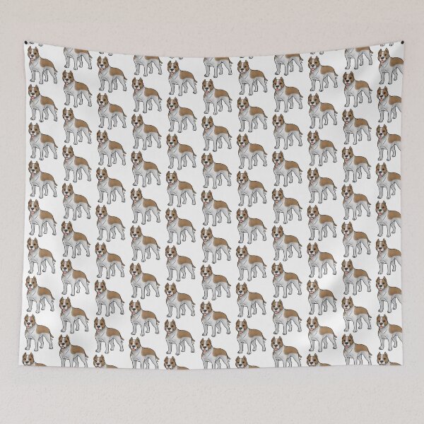 Item preview, American Staffordshire Terrier - Cropped Tan and White designed and sold by Jennifer Stolzer.