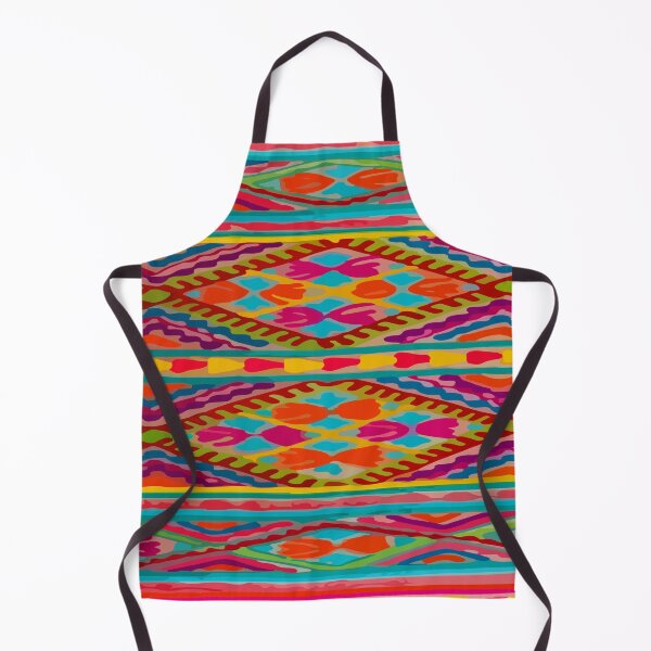 Item preview, Vibrant mexican embroidery colorful maximalist decor designed and sold by T-Mex.