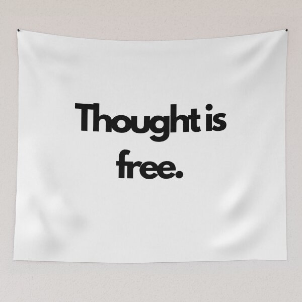 Item preview, Thought is free designed and sold by Diamanths.