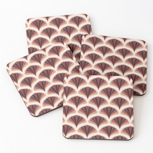 Item preview, Peach Fuzz, Pink, & Purple Retro Peacock pattern designed and sold by Eyestigmatic.