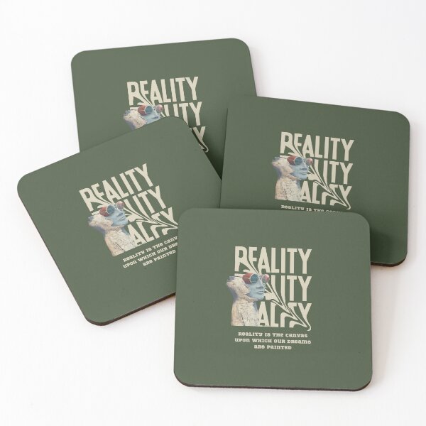 Item preview, Reality is the canvas upon which our dreams are painted | Green Background designed and sold by RM-Journey.