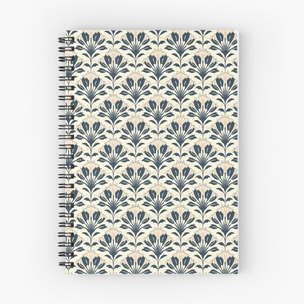 Item preview, Beige and Black Floral Art-Deco Pattern designed and sold by Sappi1004.