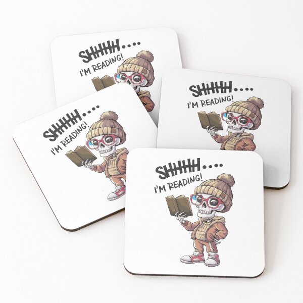 Item preview, Bookworm skeleton reading a book designed and sold by HandicraftArt.