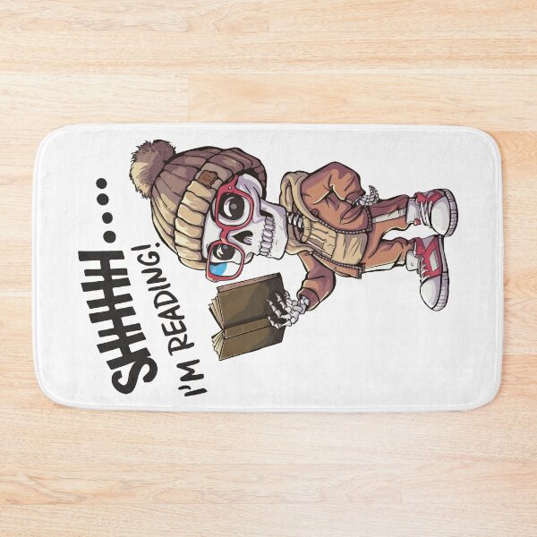 Item preview, Bookworm skeleton reading a book designed and sold by HandicraftArt.