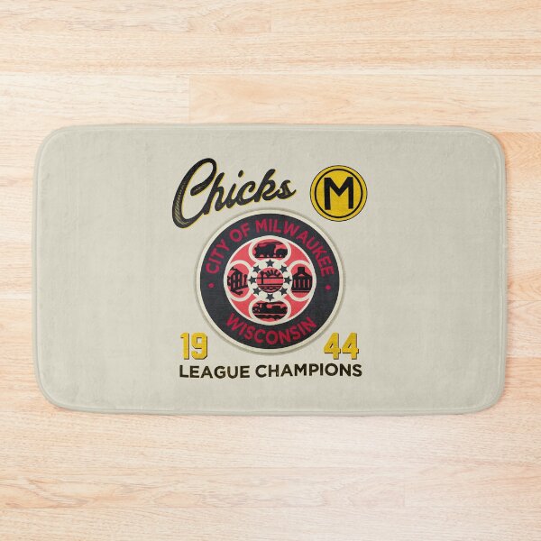 Item preview, Milwaukee Chicks • AAGPBL Patch • Milwaukee, Wisconsin designed and sold by MKE Rhine Maiden  •  Grumble Services, LLC..