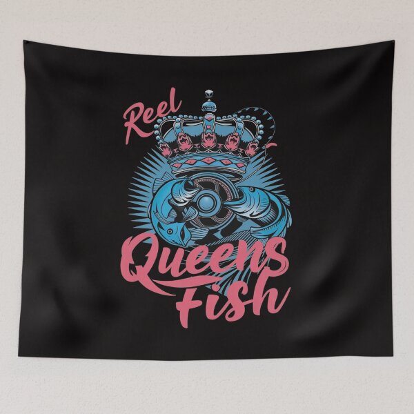 Item preview, Reel Queens Fish designed and sold by HOMEDESIGNPRINT.