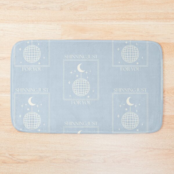 Item preview, SHINING JUST For You | Moon & Hanging Lamp Illustration | Pastel Blue Background designed and sold by RM-Journey.