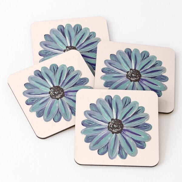 Item preview, Pretty Blue Daisy Flower with Pink designed and sold by Bekah Grace.