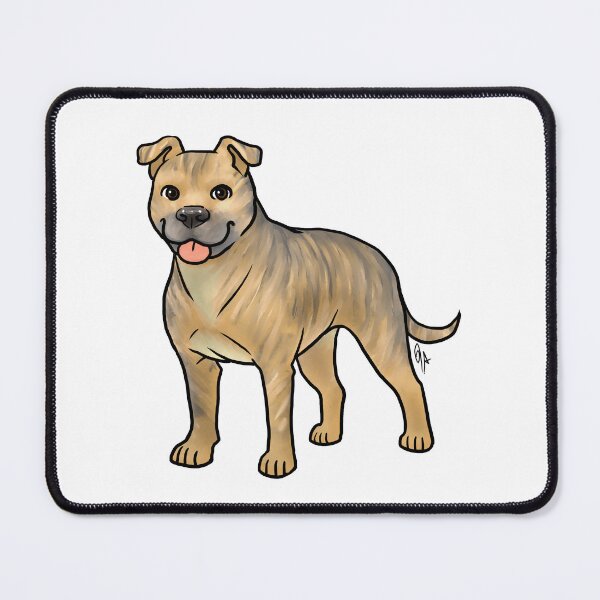 Item preview, American Staffordshire Terrier - Natural Fawn Brindle designed and sold by Jennifer Stolzer.