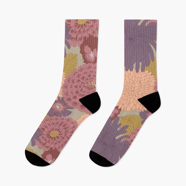 Item preview, Peach Fuzz - Pantone Color of the Year Retro Floral Pattern designed and sold by Eyestigmatic.