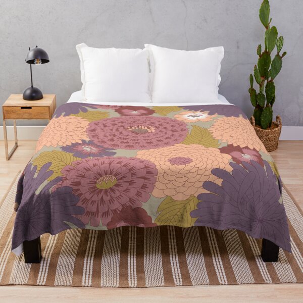 Item preview, Peach Fuzz - Pantone Color of the Year Retro Floral Pattern designed and sold by Eyestigmatic.