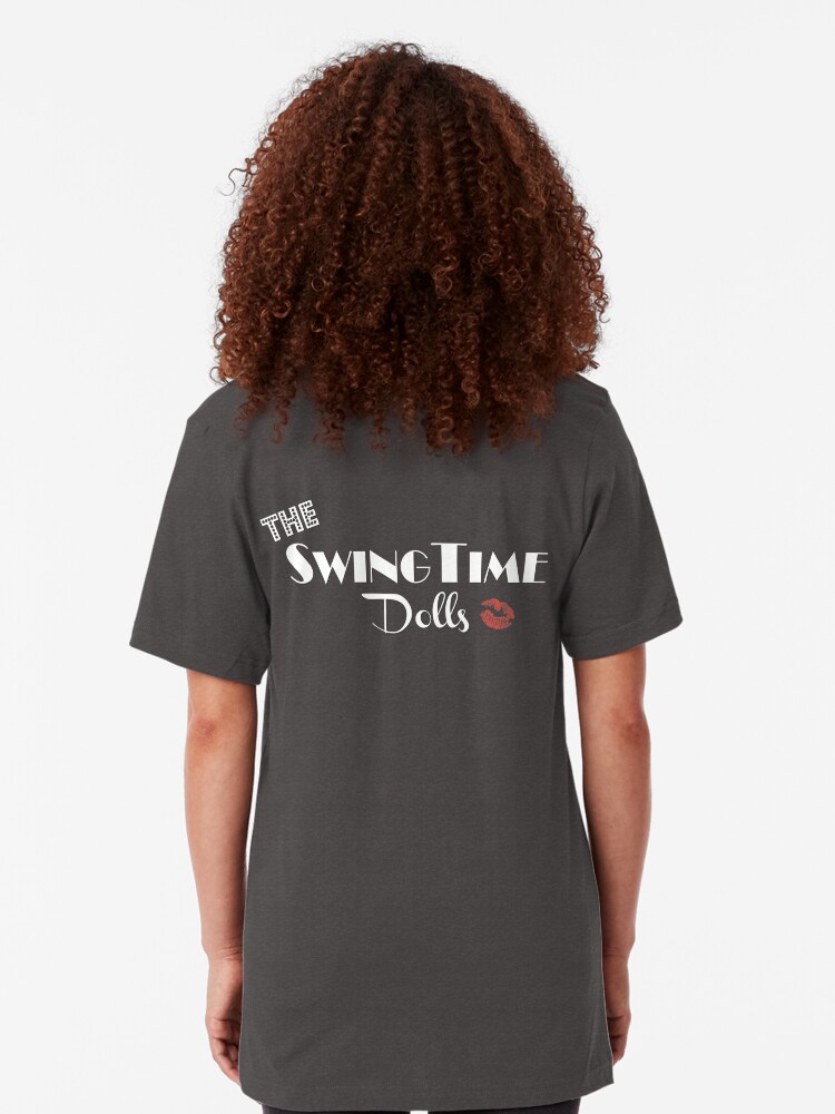 Alternate view of SwingTime Dolls Official Logo Slim Fit T-Shirt
