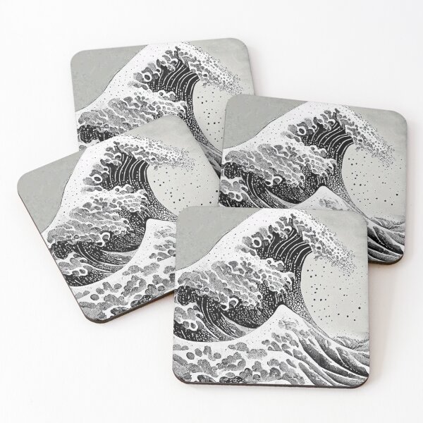 Item preview, The Great Wave of Kanagawa Version/6 designed and sold by Synthwave Poem.