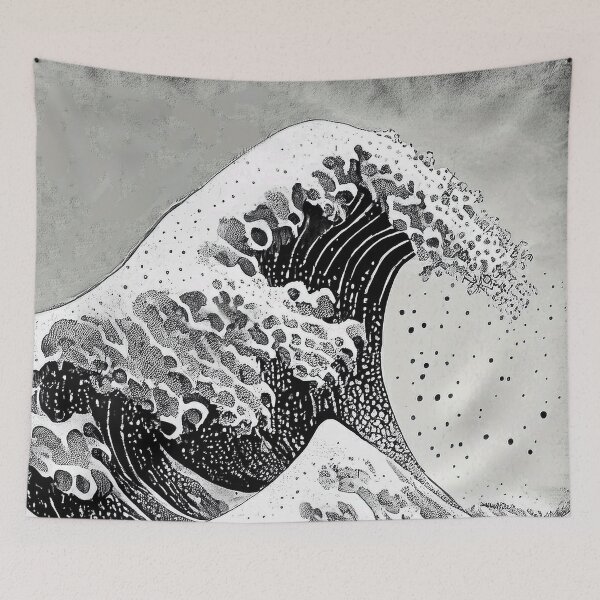 Item preview, The Great Wave of Kanagawa Version/6 designed and sold by Synthwave Poem.