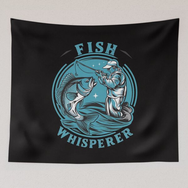 Item preview, Fish Whisperer designed and sold by HOMEDESIGNPRINT.