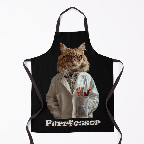 Aperçu de l'œuvre Purrfessor (Cat Professor) créée et vendue par Psyberspace.