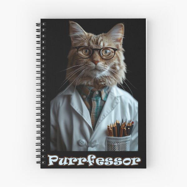 Item preview, Purrfessor (Cat Professor) designed and sold by Psyberspace.