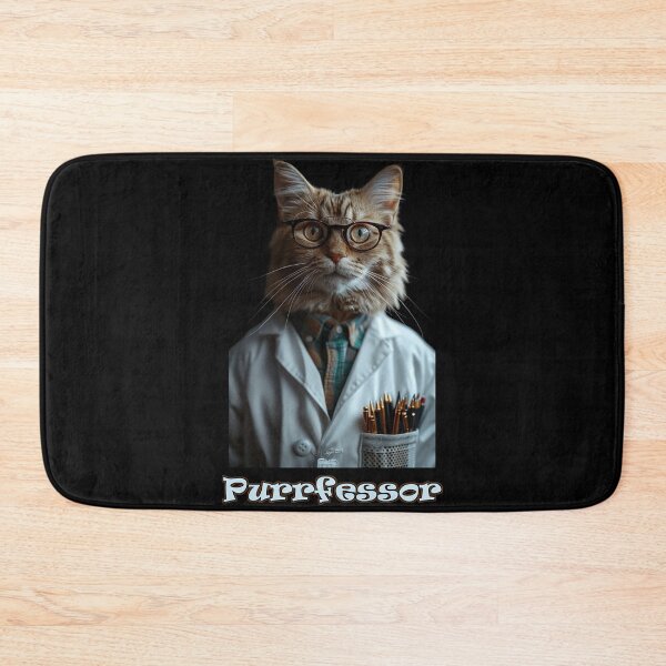 Aperçu de l'œuvre Purrfessor (Cat Professor) créée et vendue par Psyberspace.