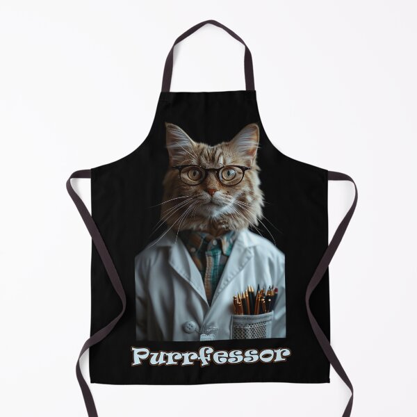 Aperçu de l'œuvre Purrfessor (Cat Professor) créée et vendue par Psyberspace.