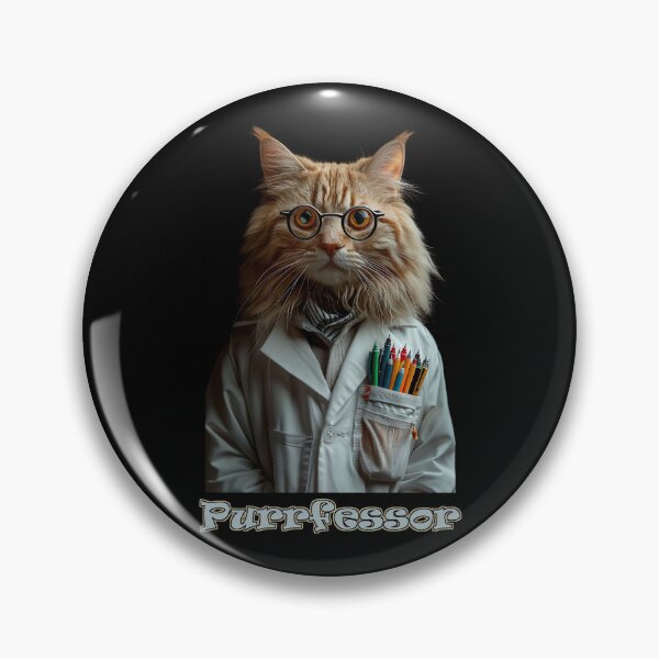 Item preview, Purrfessor (Cat Professor) designed and sold by Psyberspace.