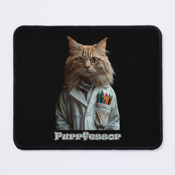Item preview, Purrfessor (Cat Professor) designed and sold by Psyberspace.
