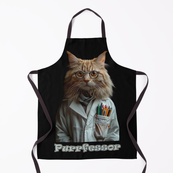 Aperçu de l'œuvre Purrfessor (Cat Professor) créée et vendue par Psyberspace.
