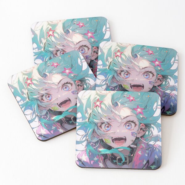 Item preview, Exuberant Starry Anime Girl designed and sold by bubblegoth.