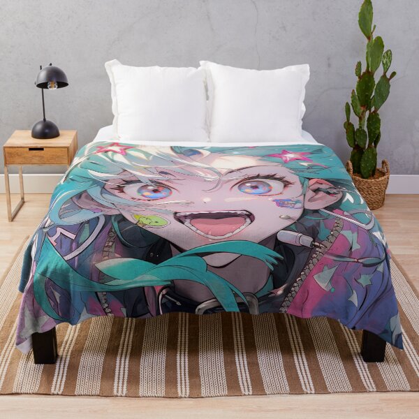 Item preview, Exuberant Starry Anime Girl designed and sold by bubblegoth.