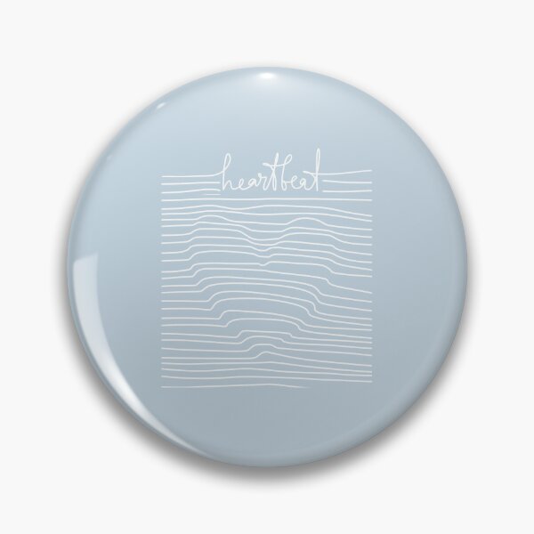Item preview, Heartbeat | Pastel Blue Background designed and sold by RM-Journey.