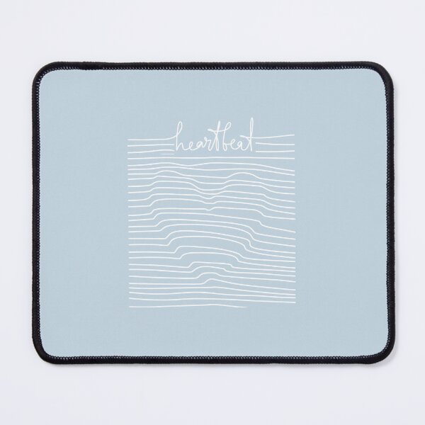 Item preview, Heartbeat | Pastel Blue Background designed and sold by RM-Journey.