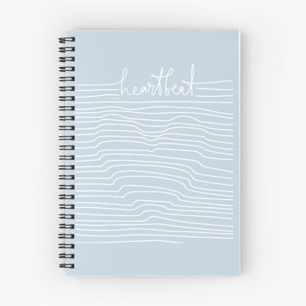 Item preview, Heartbeat | Pastel Blue Background designed and sold by RM-Journey.