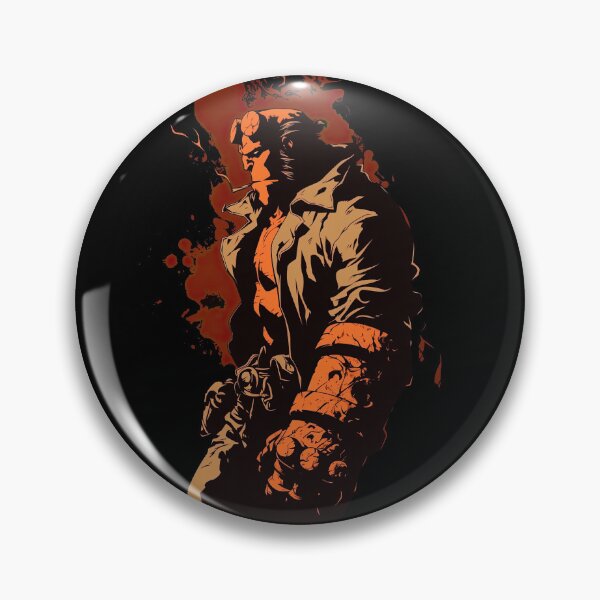 Item preview, hellboy side profile designed and sold by blackdogshop.