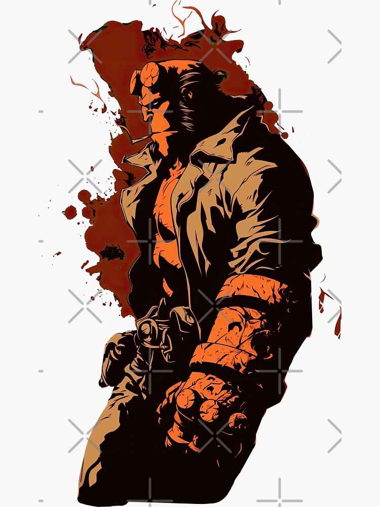hellboy side profile
