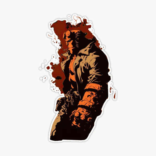 Hellboy Side Profile Vinyl Decal | 5