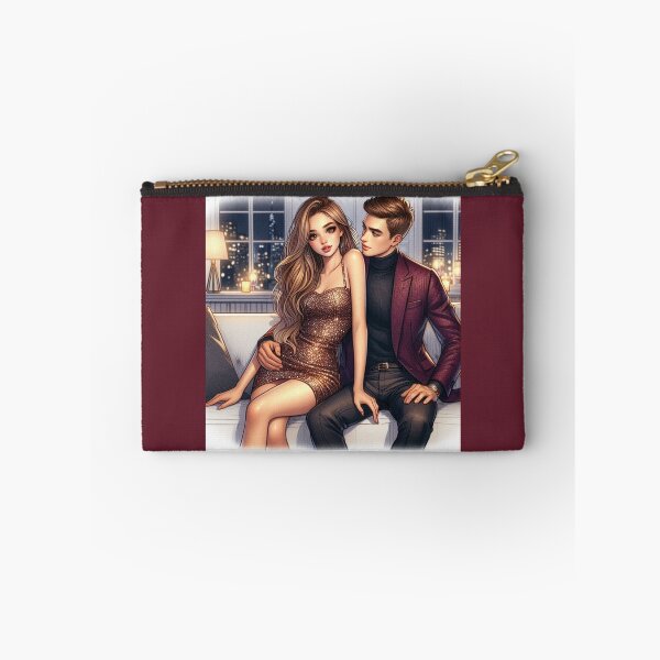 Item preview, Grayson and Briala - Character Artwork - Couple - New Years designed and sold by AmberRoseWrites.