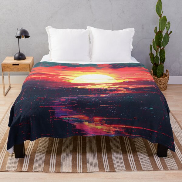 Item preview, Digital sunset design designed and sold by ZombiOctopi.