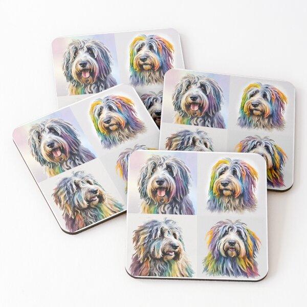 Item preview, Bergamasco Sheepdog Quartet designed and sold by Fredster1966.