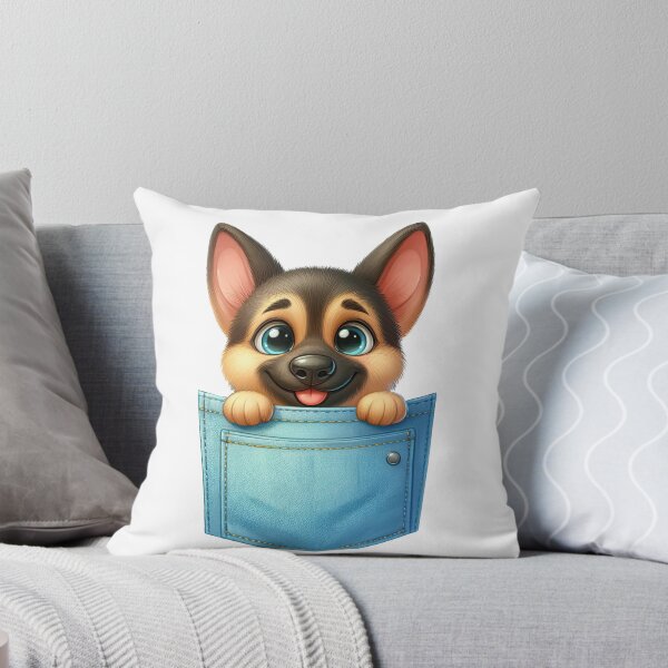 Item preview, German Sheperh in a pocket, Fun puppy in a pocket designed and sold by Janetlousart.